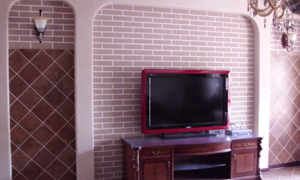 現代簡約電視背景墻